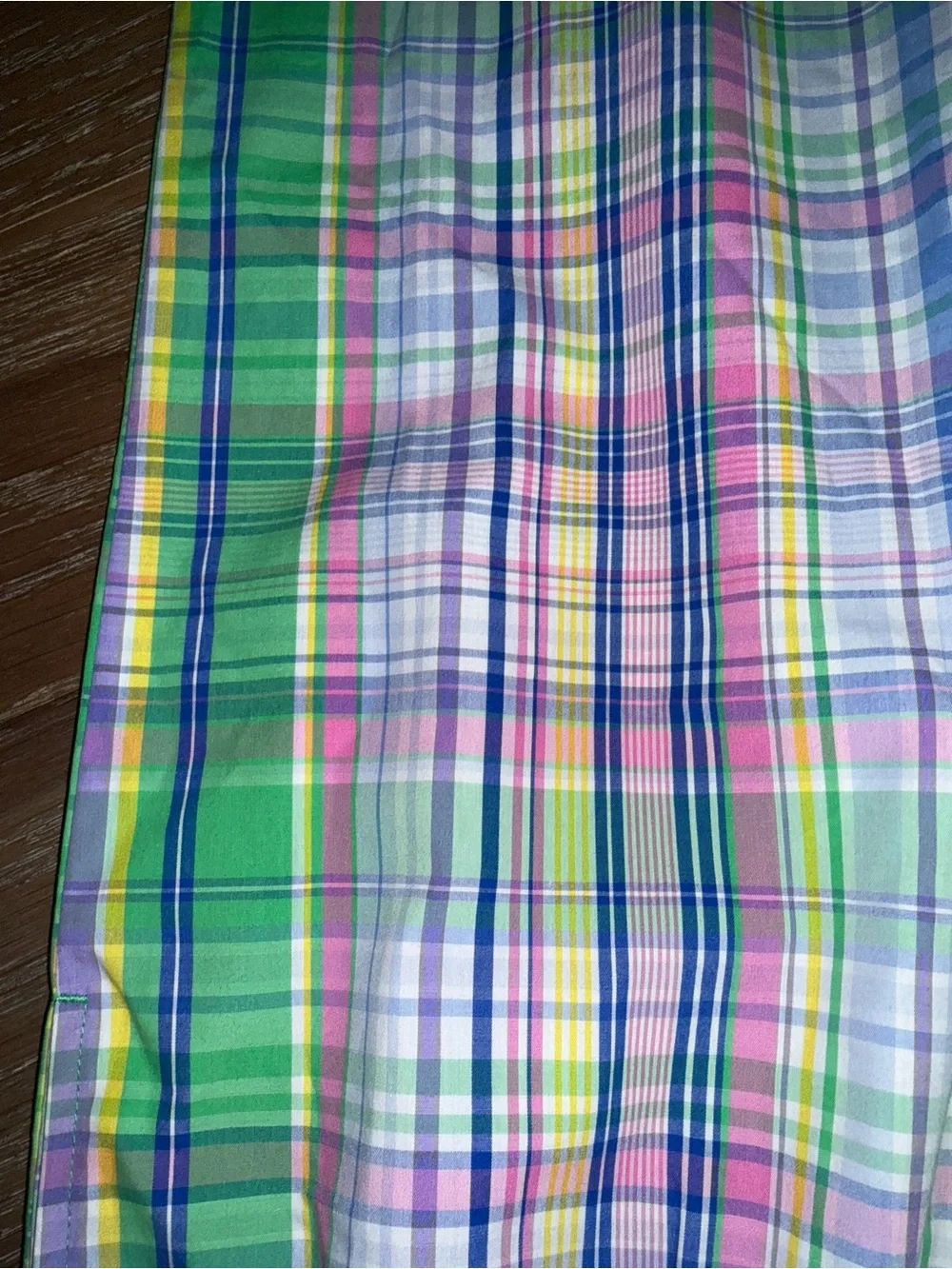Polo by Ralph Lauren Multicolor Plaid Lounge Pants — Green, Pink, Blue